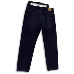 Mens Blue Denim Medium Wash 5 Pocket Design Straight Leg Jeans Size 36x32 alternative image