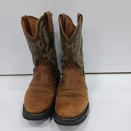 Ariat Men's Brown Western Work Boots Size 11EE alternative image