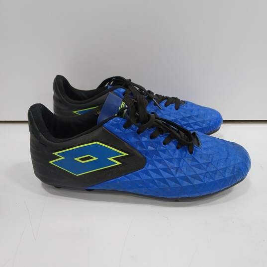 Men's Blue & Black Lotto Forza Elite 2 Soccer Cleats Size 7 image number 3