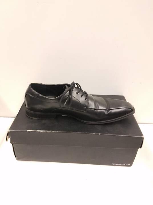 Alfani Men's Seth Black Faux Leather Derby Dress Shoes Size 11 image number 2