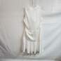 Milly White Nia Satin Cowl Dress WM Size 4 NWT image number 2