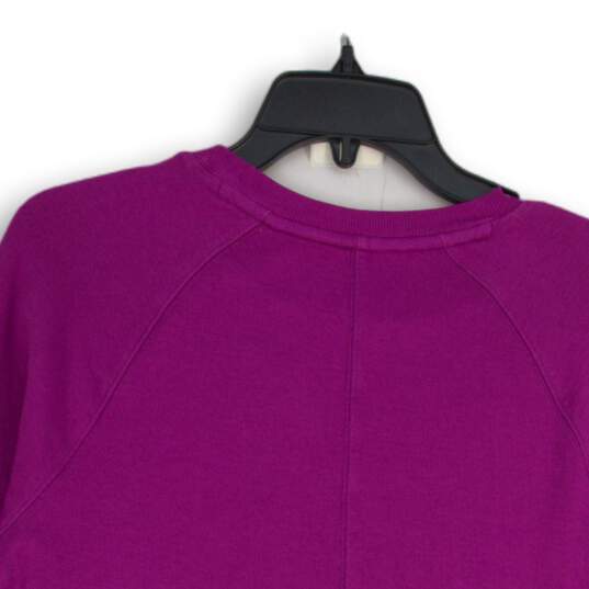 NWT Athleta Womens Purple Crew Neck Long Sleeve Sundown Pullover Sweatshirt XS image number 4