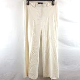 Theory Women Ivory Dress Pants Sz 0