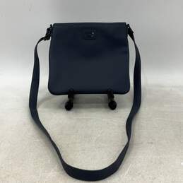 Lacoste Womens Navy Blue Inner Pockets Adjustable Strap Crossbody Bag