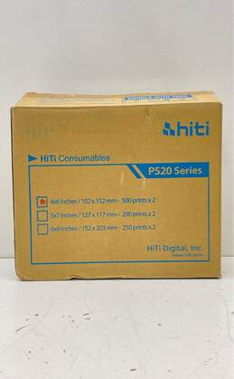HiTi 4x6" Ribbon and Paper Case for P520 Series Photo Printer (Incomplete)