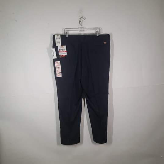 NWT Mens Original Fit Wrinkle Resistant Flat Front Work Pants Size 44X30 image number 2