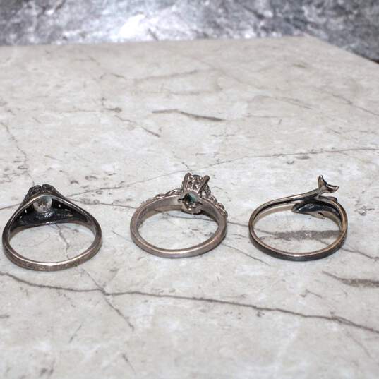 Assortment of 3 Kabana Sterling Silver Rings (Sizes 5.5, 7, 7) - 6.1g image number 3