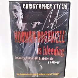 Christopher Titus Signed DVD Norman Rockwell Is Bleeding