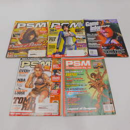 5 Retro Video Games Magazines PSM PlayStation Game Informer