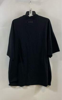 Essentials Fear Of God Mens Black Short Sleeve Crew Neck Pullover T-Shirt Size L alternative image