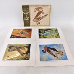 Wings of Glory Famous WWI Aircraft Jim Deneen Color-Etch - Set of 4 Prints