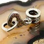Designer Pandora S925 ALE Sterling Silver Interlocking Hearts Dangle Charm image number 4