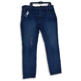 NWT Tommy Hilfiger Mens Blue Denim Stretch Straight Leg Jeans Size 40 X 34
