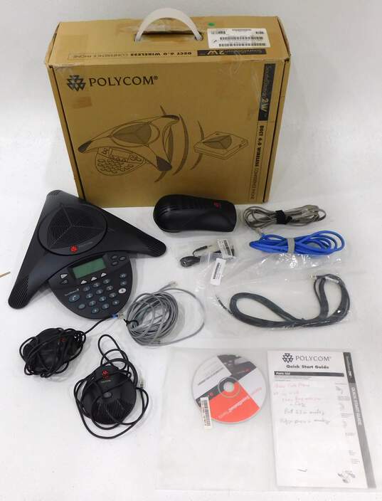 Polycom SoundStation 2W DECT 6.0 EX Wireless Conference Phone IOB image number 1