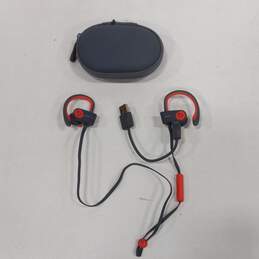 PowerBeats Headphones In Leather Case