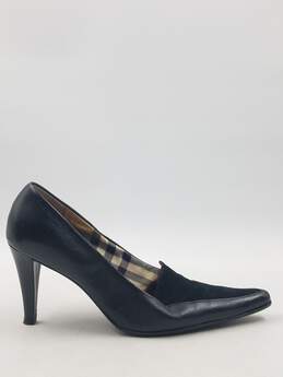 Authentic Burberry Black Pointed Pump W 7.5