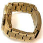 Designer Fossil ES3352 Gold-Tone Rhinestone Chronograph Analog Wristwatch image number 3