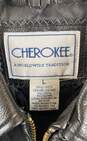 Cherokee Black Leather Jacket - Size Large image number 3