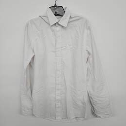 White Button Collared Dress Shirt