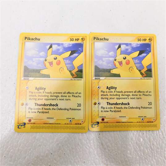 Pokemon TCG Pikachu Ex Team Magma VS Team Aqua 43/95 Lot of 2 Cards NM image number 1