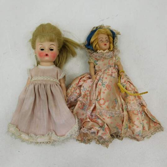 Vntg Dolls Lot Various Sizes & Brands Ideal Shirley Temple Horsman & Unmarked image number 10