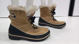 Sorel Women's Tivoli II Black and Brown Winter Boots Size 8 alternative image
