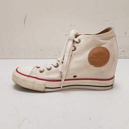 Converse All Star Chuck Taylor Hidden Wedge Ivory Casual Shoes Women's Size 7.5 alternative image