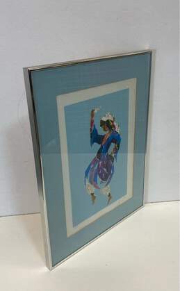 The Dancer Serigraph A.P. Print by Judith Yellin Signed. Matted & Framed alternative image