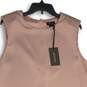 NWT AS By DF Womens Pink Round Neck Sleeveless Back Zip Mini Dress Size S image number 3
