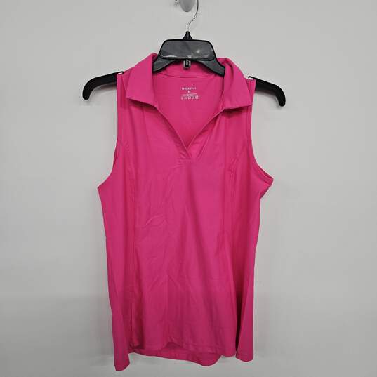 Pink Collared Tank Top image number 1