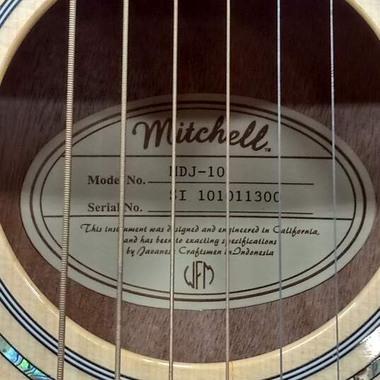 Mitchell Acoustic Guitar with Soft Case Gig Bag image number 5