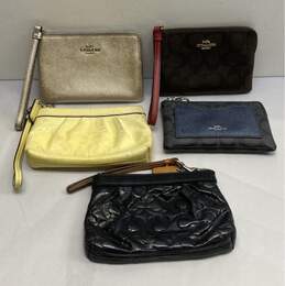 Coach Assorted Wallets Bundle Lot of 5 Collection
