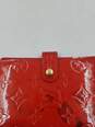 Authentic Louis Vuitton Red Vernis Notebook Binder image number 6