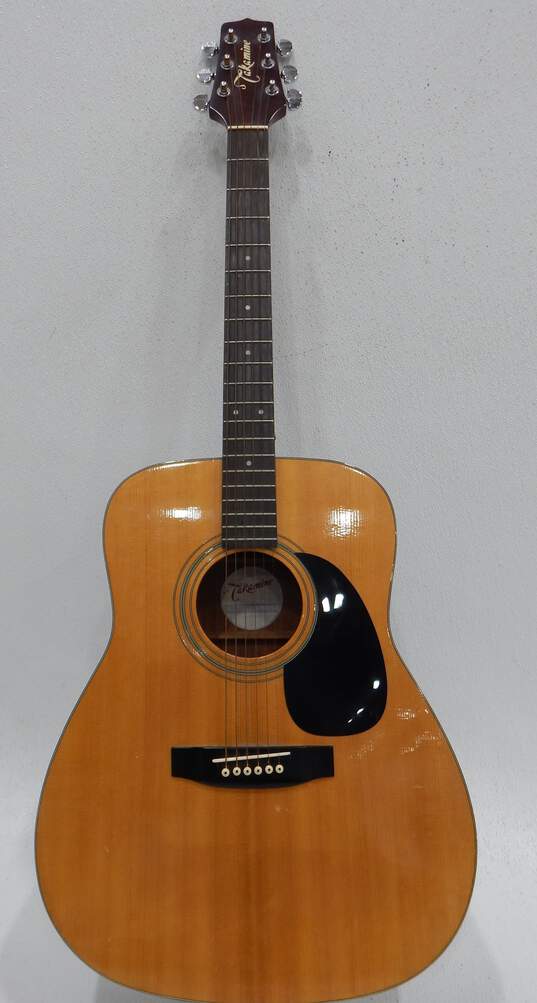 Takamine Brand G330 Model Wooden Acoustic Guitar w/ Hard Case image number 1