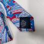 Izod Men's Blue/Red Paisley Tie - NIP & NWT image number 4