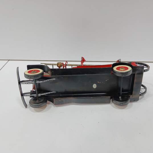 17" Jayland Replica Antique Tin Firetruck Toy image number 4