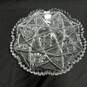 2 Vintage Clear Cut Crystal Dishes image number 2