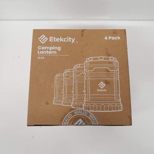 SEALED Etekcity CL10 4 Pack Portable Outdoor LED Camping Lanterns image number 1