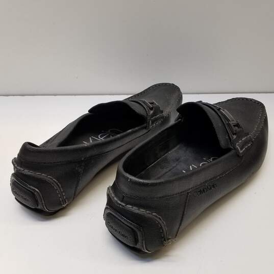 Calvin Klein Black Leather Loafer Men Size 10.5 image number 4