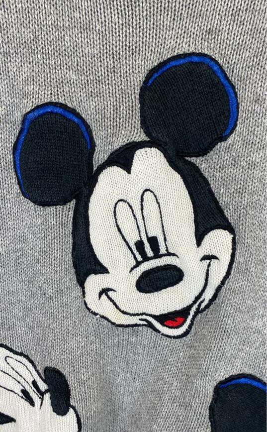 Mickey Unlimited Gray Vintage Sweater - Size Large image number 3