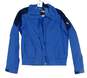 Mens Blue Extreme Long Sleeve Full Zip Windbreaker Jacket Size 8 image number 1