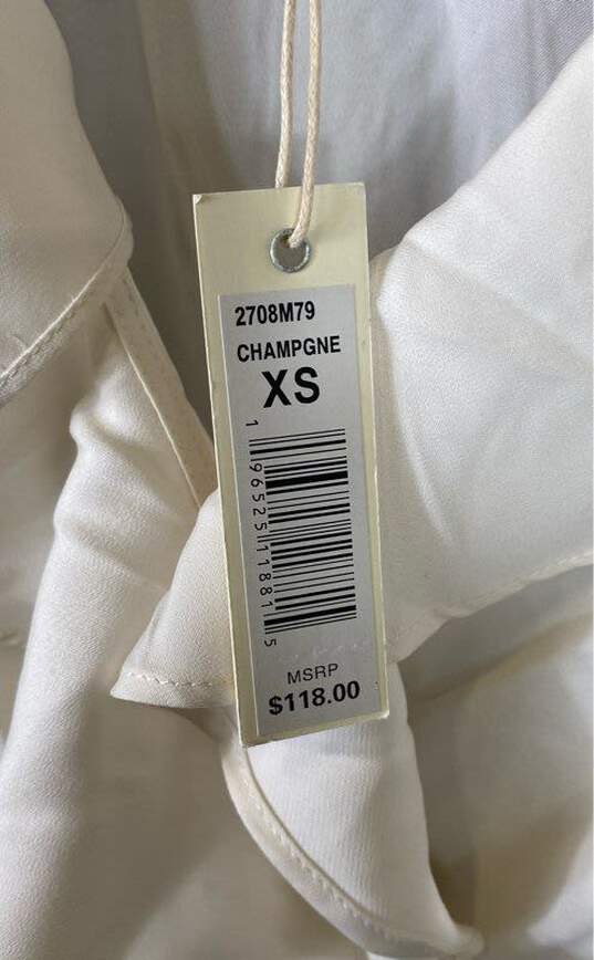 Max Studio White Blouse - Size X Small image number 3