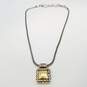 Brighton Silver Tone / Gold Tone Pendant 18in Necklace 17.4g image number 3