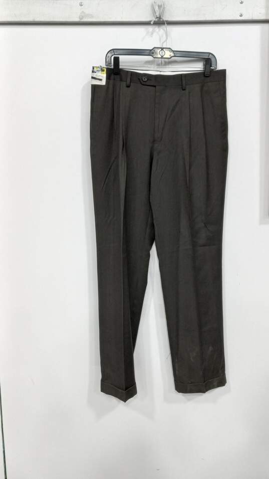 Men’s Ralph Lauren Pleated Dress Pants Sz 34x32 NWT image number 1