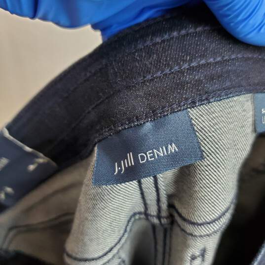 J. Jill Dark Blue Cotton Blend 5-Pocket Leggings WM Size 2 NWT image number 3