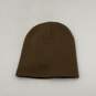 Carhartt Mens Green Knitted Winter Fitted Beanie Hat One Size image number 2