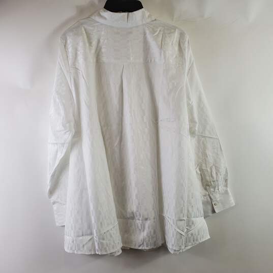 Foxcropt Women White Shirt SZ 16W NWT image number 4