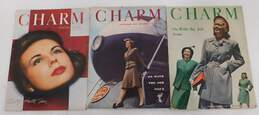 Vintage Charm Magazine Lot of 3 April 1945 September 1943 & 1944