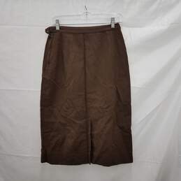 Wm Vintage Brown Pendleton Skirt Sz 14