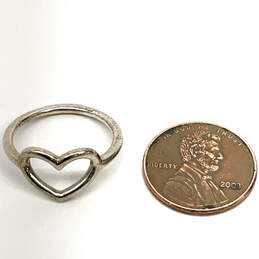 Designer Pandora S925 ALE Sterling Silver Promise Open Heart Band Ring alternative image